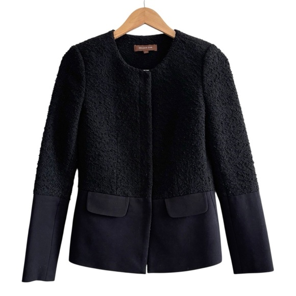 Melanie Lyne Jackets & Blazers - Melanie Lyne Elegant Textured Wool Suit Jacket